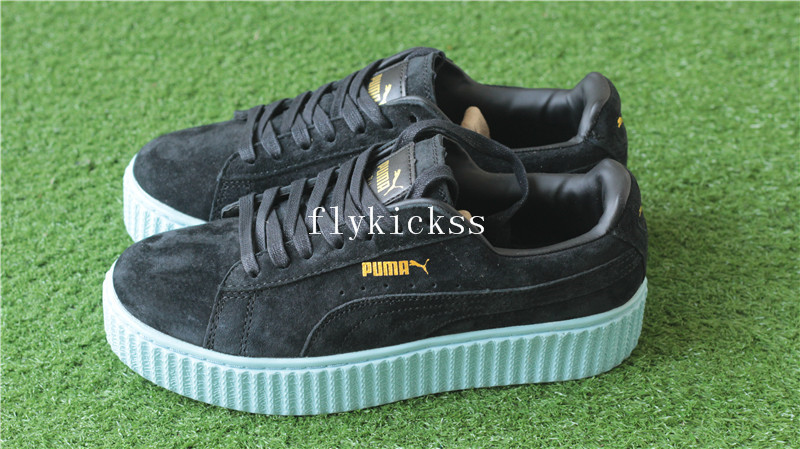 Puma Fenty Rihanna Creeper Low Black Light Blue Gum